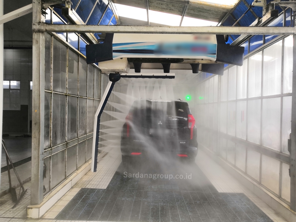 Nikmati Layanan Robotic Car Wash di Kota Medan di Bengkel Mitsubishi Sardana Gatot Subroto 